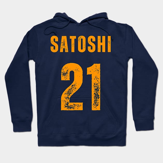 Bitcoin Satoshi Legend 21 Hoodie by Metavershort